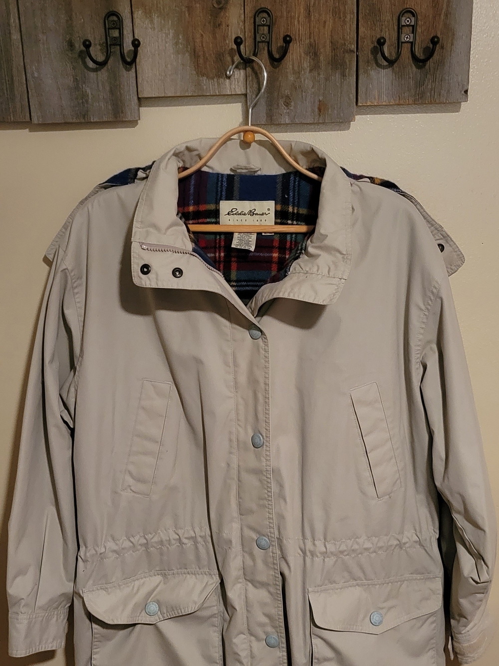 L.L. Bean Women's Beige Utility Jacket